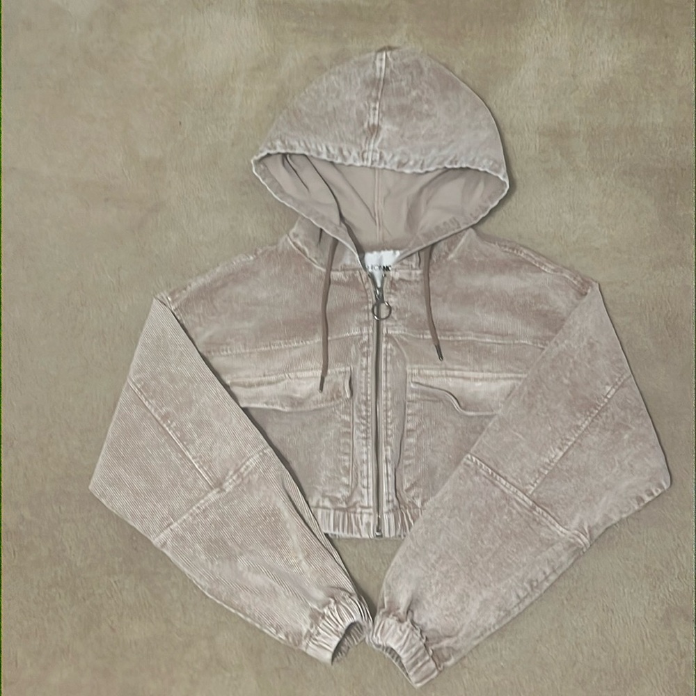 Cropped Corduroy Jacket